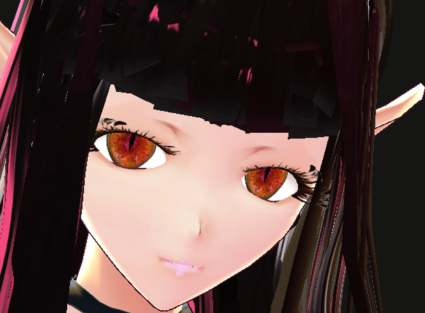 Red Cat Eyes (VRoid Texture)
