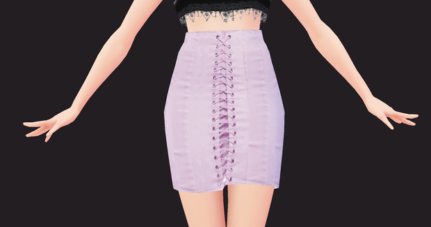 Pink Pencil Skirt