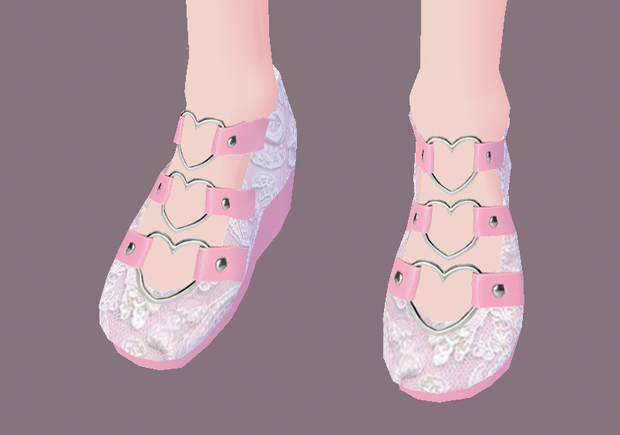 Cute Pink Shoes (VRoid Texture)