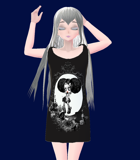 Gothic Nightgown (VRoid Texture)