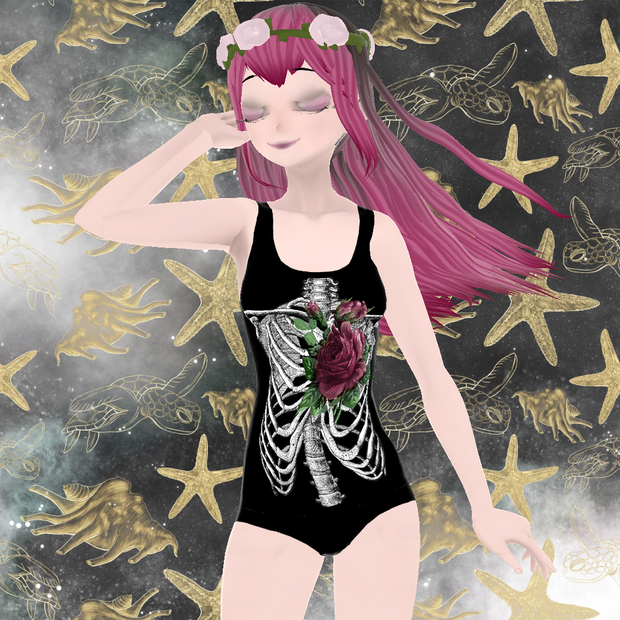 Gothic Swimsuits (VRoid Texture)