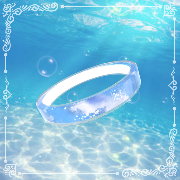 Summer glass ring