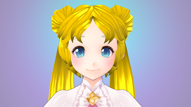 [VRoid] 無料 FREE: Moon Cosplay Hair Preset [ムーン★コスプレ]