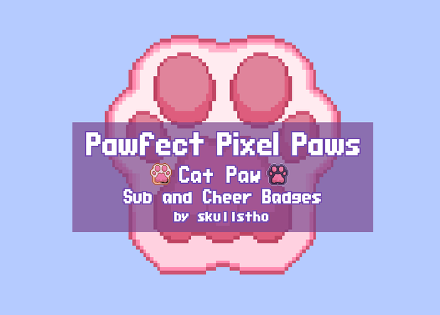 [アイコン素材] かわいいドット絵  -   猫の足