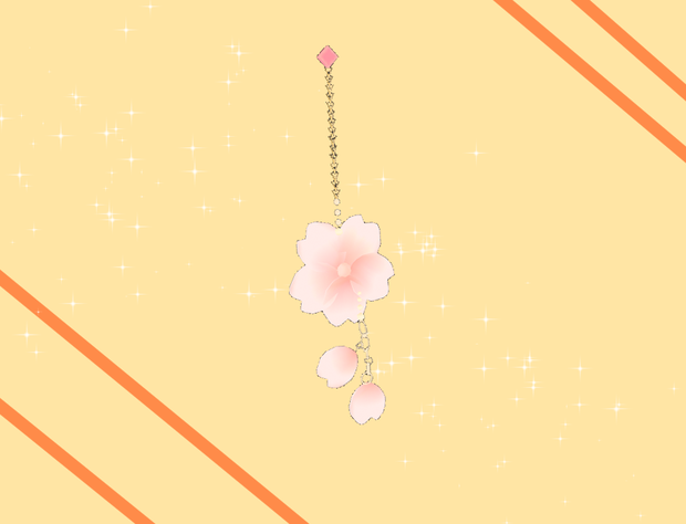 🌸 SAKURA 🌸 桜のアクセサリー【オリジナル3D】「dynamic bone 設定済み」