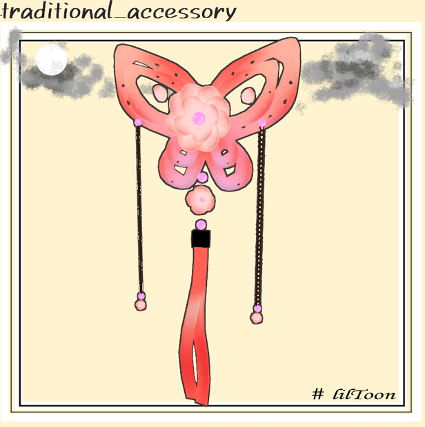 traditional_accessory【オリジナル3D】「dynamic bone 設定済み」