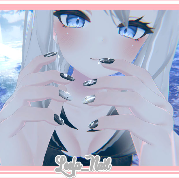 💅🏻Leefa_nail💅🏻【オリジナル3D】「dynamic bone 設定済み」
