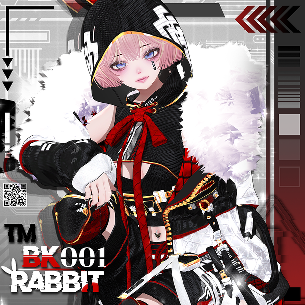 【3Dモデル】 【TM：BK001ㅡRabbit】 (女性)