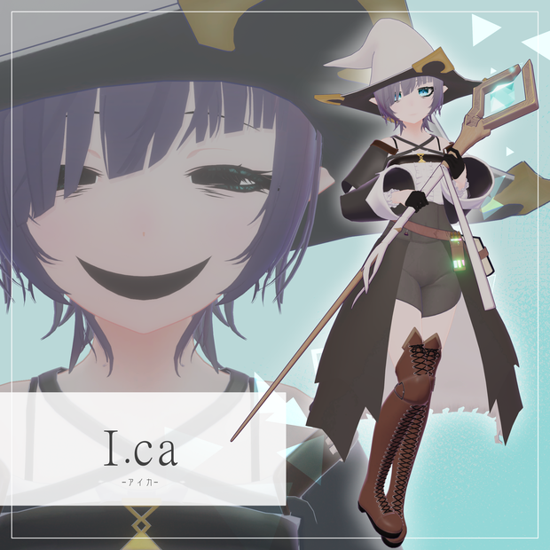 オリジナル3Dモデル［I.ca -アイカ-］