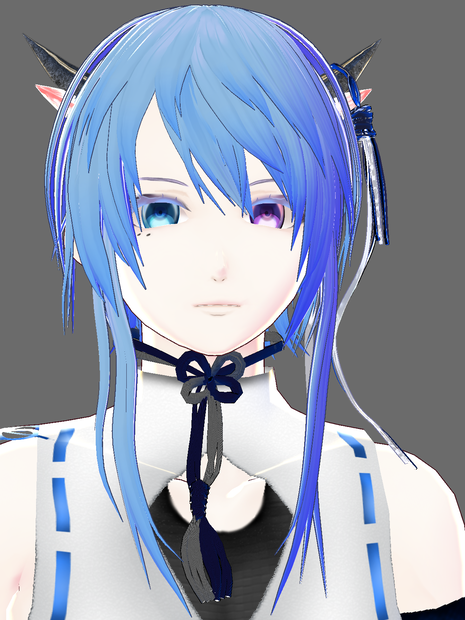 3Ⅾモデル　あおおおおいおに（兄）　