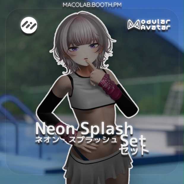 [10 Avatars] - Neon Splash Set - MACØ.LAB - BOOTH