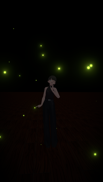【VRChat想定】Firefly Aura｜蛍の光が漂うアバター用パーティクルギミック