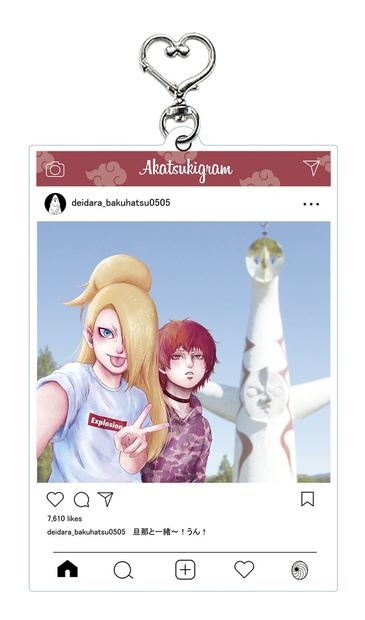 恋二度　香港ファンミ　インスタ風キーホルダー インスタ風コンパクトキーホルダー1個 キーホルダー EKUNIL 通販