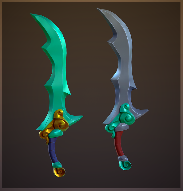 sword Low-poly 3D model