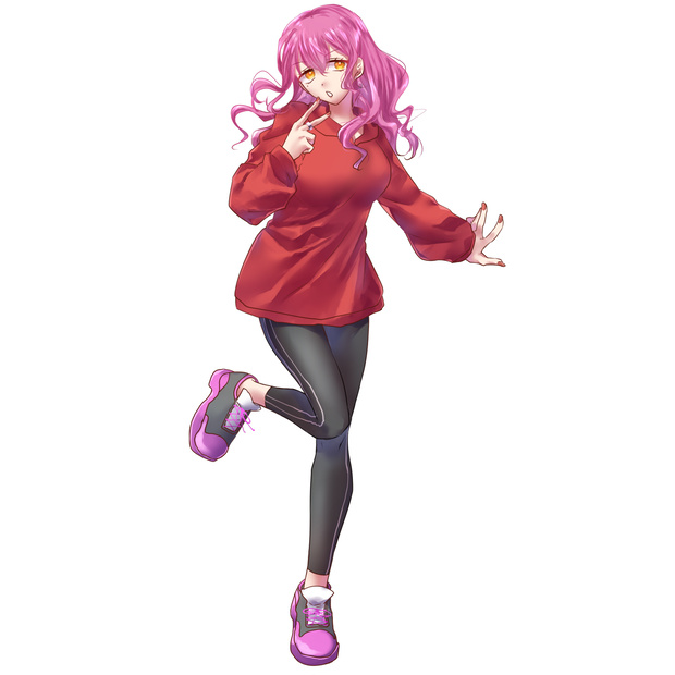 【立ち絵】令和ギャルなお姉さん【無料あり差分25種】