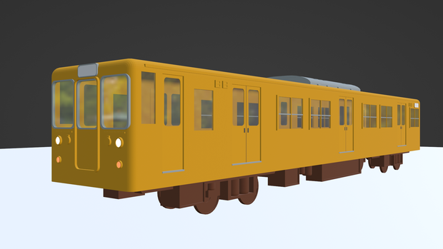 【無料期間終了】電車(国鉄115系)3Dモデル