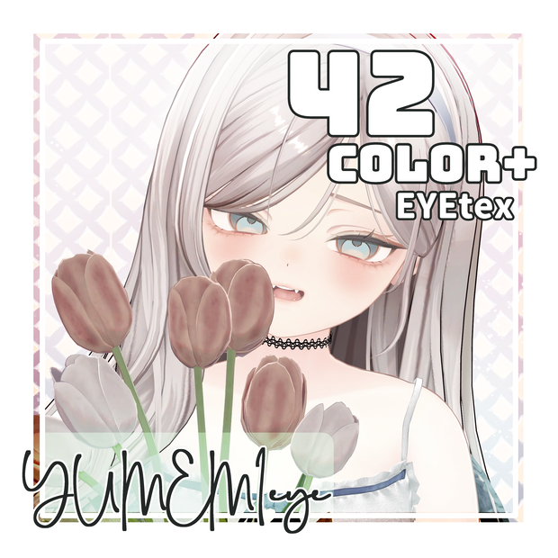 【10アバター対応】YUMEMI【42色 Eye texture】