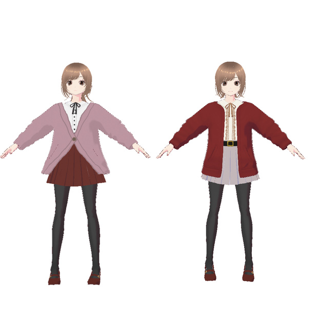 【無料/FREE】秋のカーディガンコーデ