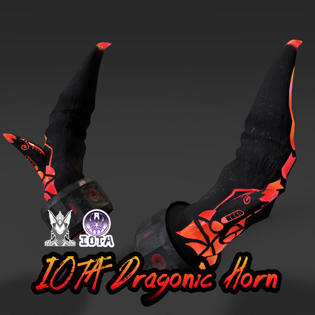 VRChat | IOTA Dragonic Horn | All Avatar
