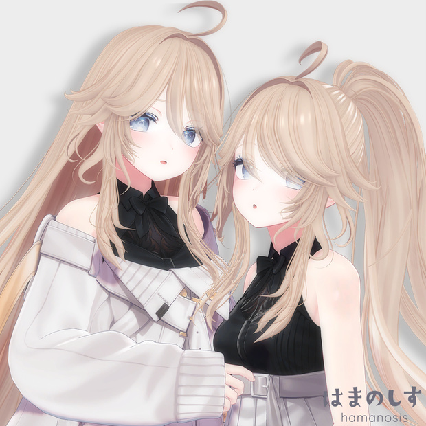 どらごんヘア 【 髪型2種セット / ポニーテール  】Dragon Hair