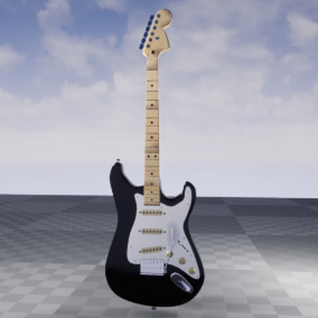 UE4用 エレキギター