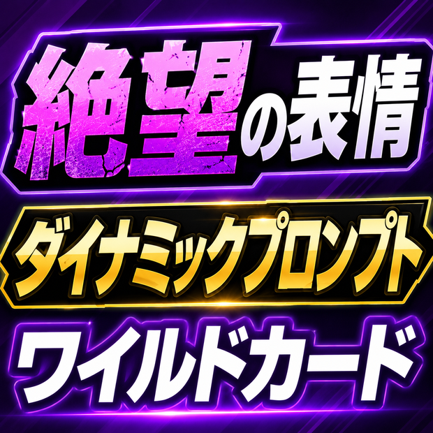 絶望_表情 恐怖 ワイルドカード ダイナミックプロンプト集 腕や脚のポーズおまけ付き
