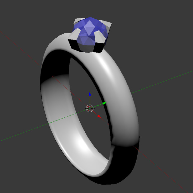 【無料】やっつけモデリングRing【指輪】