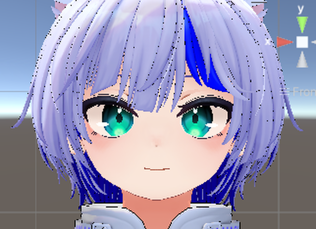 VRChatアバター用　視線アイトラッキング左右別制御セット（寄り目ができる）