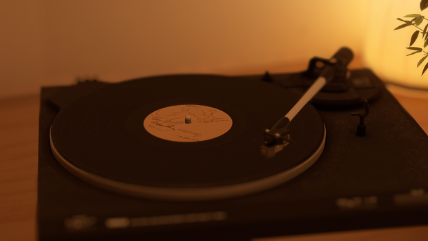VRChat Animated Record Player Music Toggle