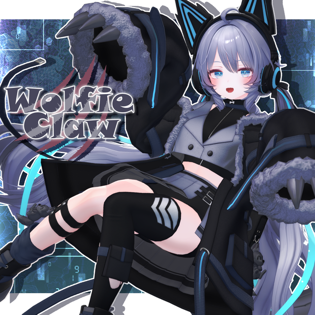 【20アバター対応】Wolfie Claw