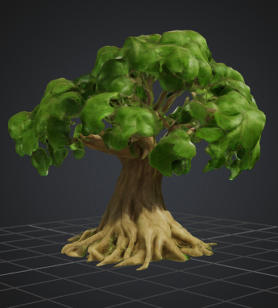 樹木 3D素材 3Dモデル(.obj)