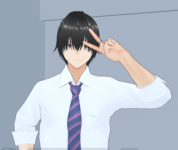 【VRMアバター】飛くん 全力社畜 3Dモデル(.vrm) VRChat/cluster対応