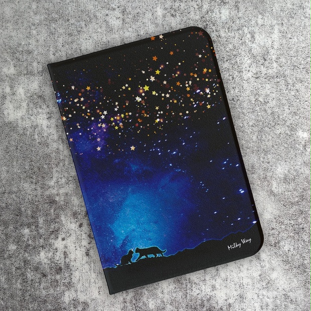 シャルロットオリンピア iPad miniケース タブレットケース ネコ 黒