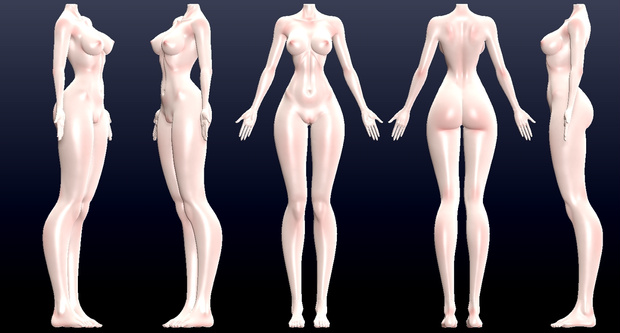 素体　zbrush専用