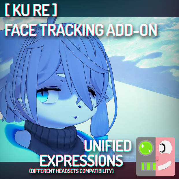 [ VRChat ] KU Re | ◁フェイストラッキング アドオン▷