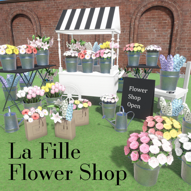 【3D】La Fille Flower Shop