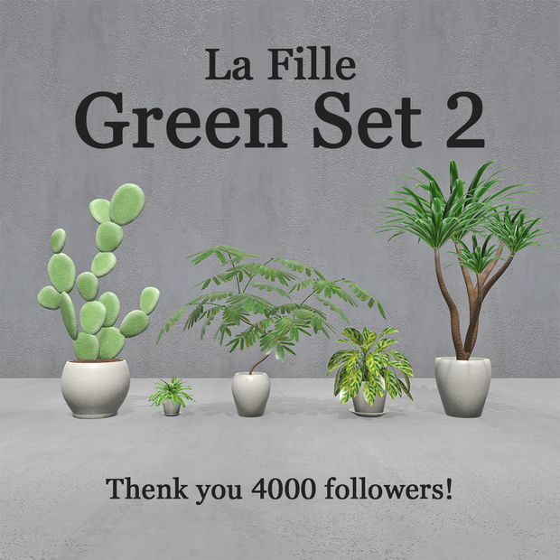 【無料】La Fille Green Set 2