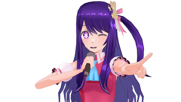 [無料] 星野アイ 3Dモデル {B小町衣装}[推しの子]