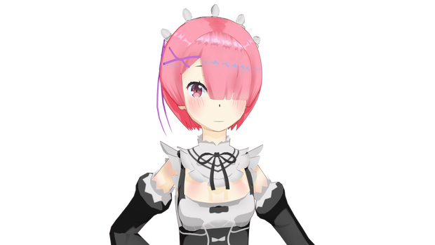 [無料] ラム {メイド服、メイド服(冬)} 3Dモデル [Re:ゼロから始める異世界生活]