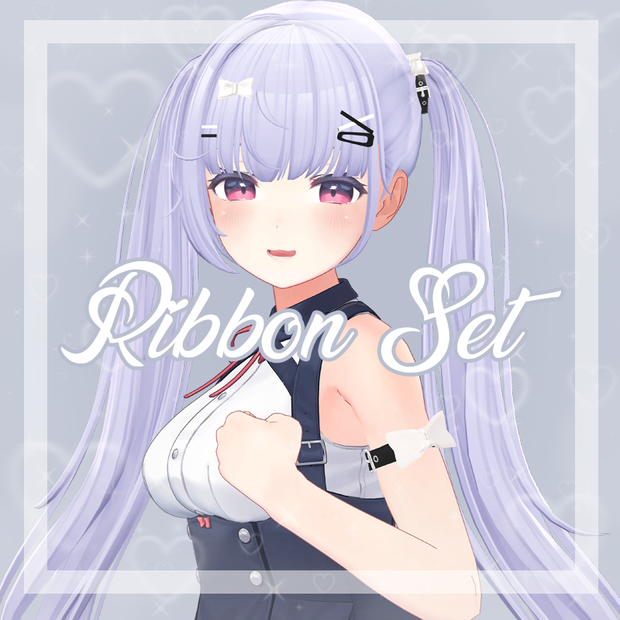 [VRC] Ribbon accesory Set