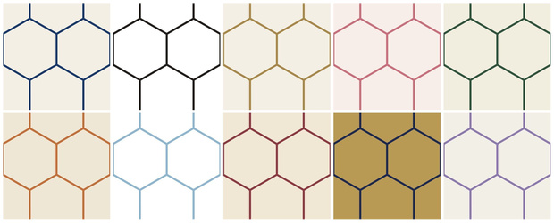 Kikko - 10 Japanese Seamless Patterns | Digital Paper 12x12 300dpi