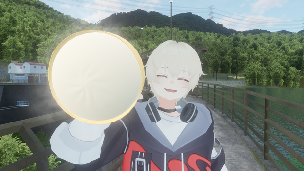 VRChat想定 ほっかほっか肉まん