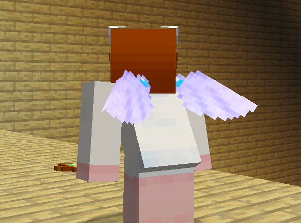 【Minecraftリソースパック】ゆきあちゃんウィング+防具装備透明化