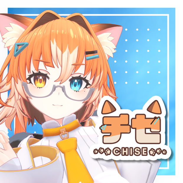 「チセ -chise-」【VRChat想定オリジナル3Dモデル】