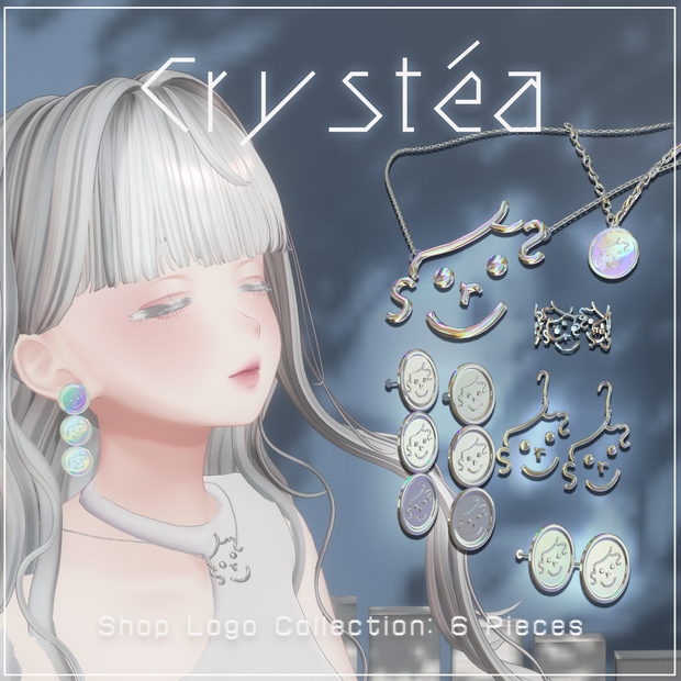 【FREE/無料】Crystéa｜Shop Logo Collection (6 Pieces)