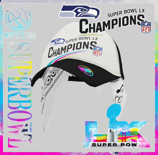 STYLES NYC™ 🏈 SUPER BWL CHAMPS || SEA HAWKS || OFF-WHITE カラーウェイ