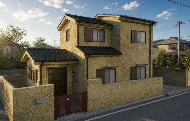 【日本の風景】日本の戸建て住宅01｜3Dモデル【Unity・VRChat対応】