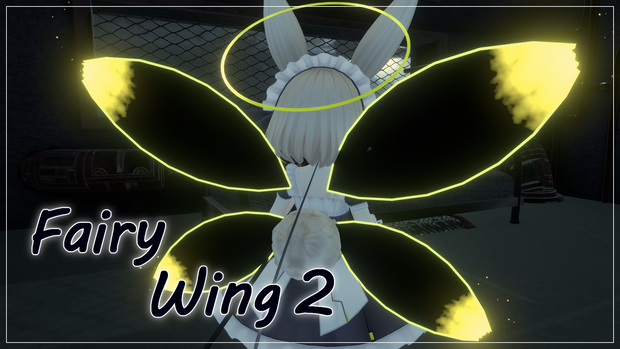 【VRChat想定】Fairy Wing 2