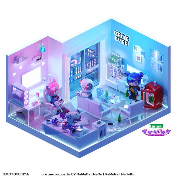 【オリジナル3Dモデル】 RaMuDa #プレタコンポジッタ