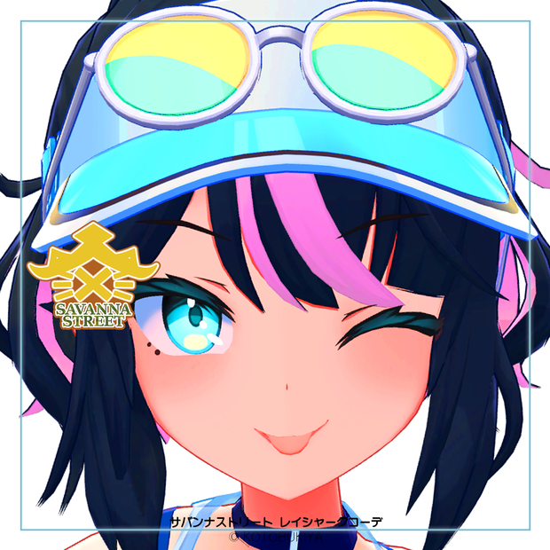 【オリジナル3Dモデル】イリオ1.1 レイシャークコーデ #サバンナストリート